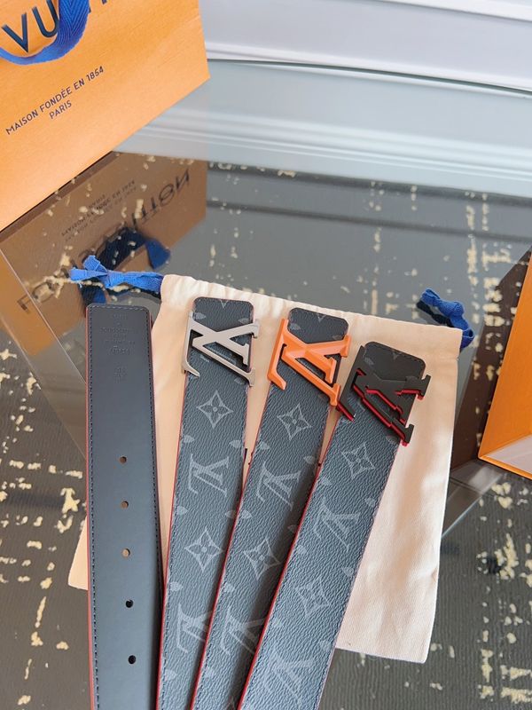 ルイヴィトンベルト角部分ディテール